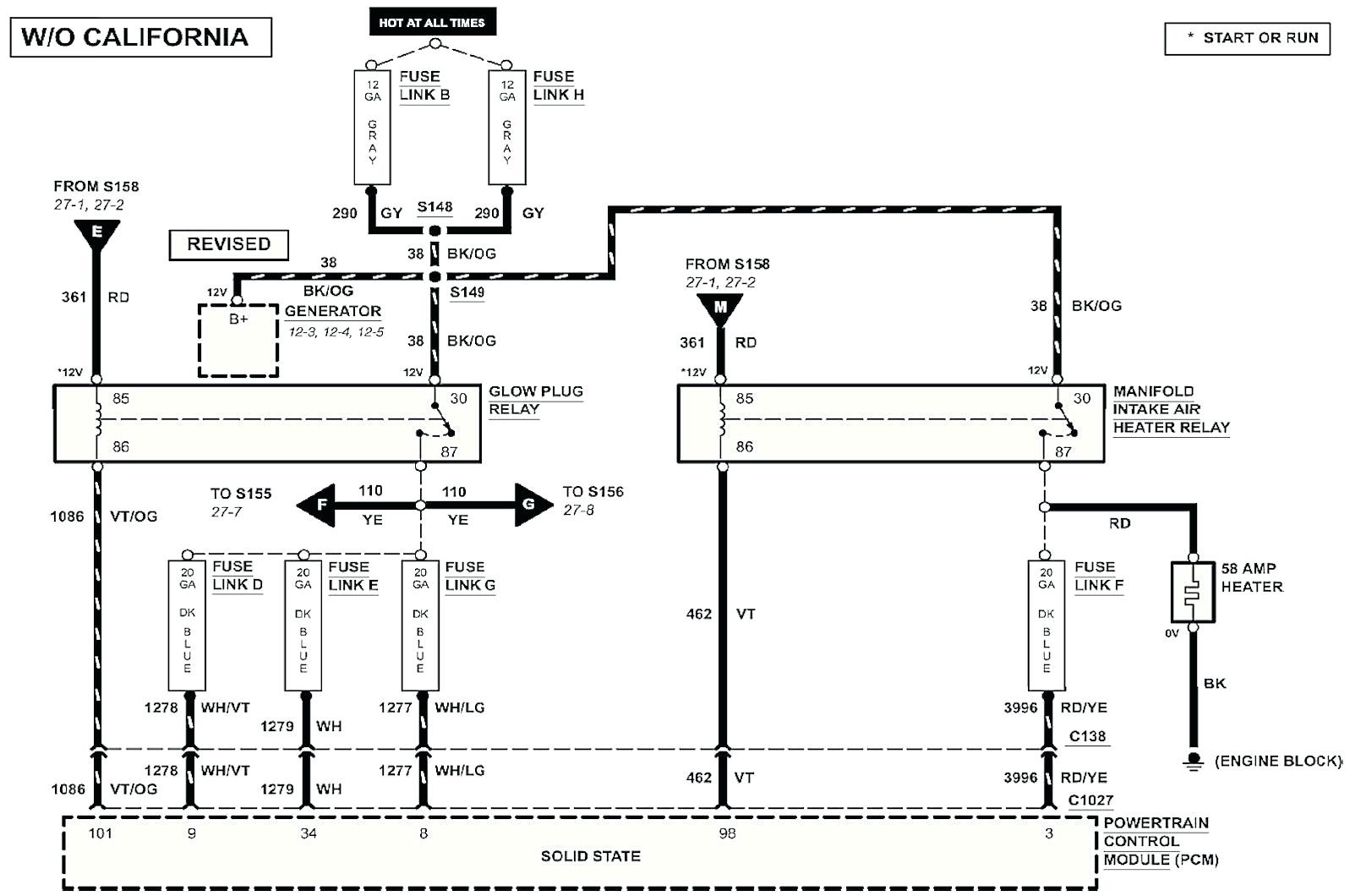 Ford 7 3 Starter Relay Wiring Diagram