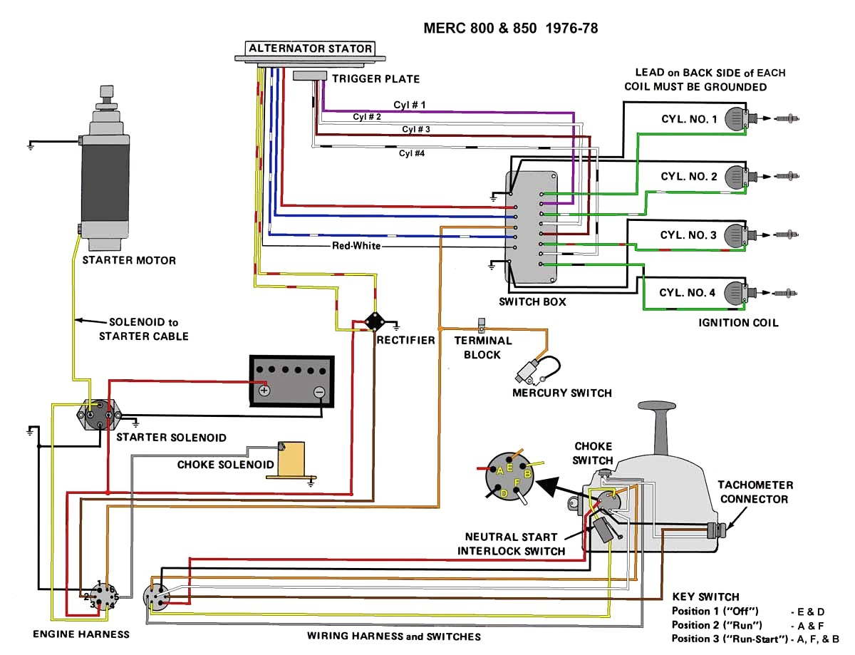 Mercruiser Ignition Switch Wiring Diagram from mainetreasurechest.com