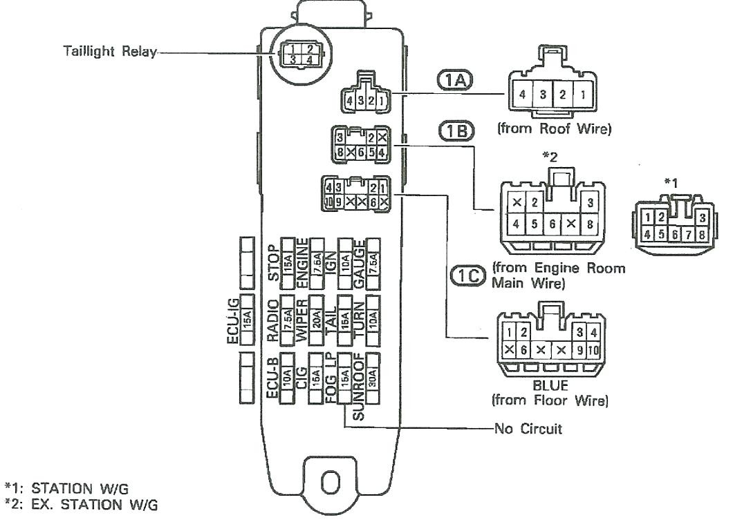 Yamaha Moto 4 Fuse Box Wiring Schematic Diagram