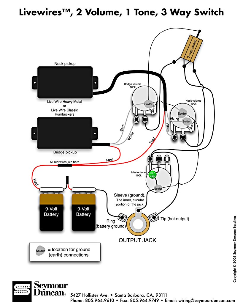 active guitar wiring diagrams