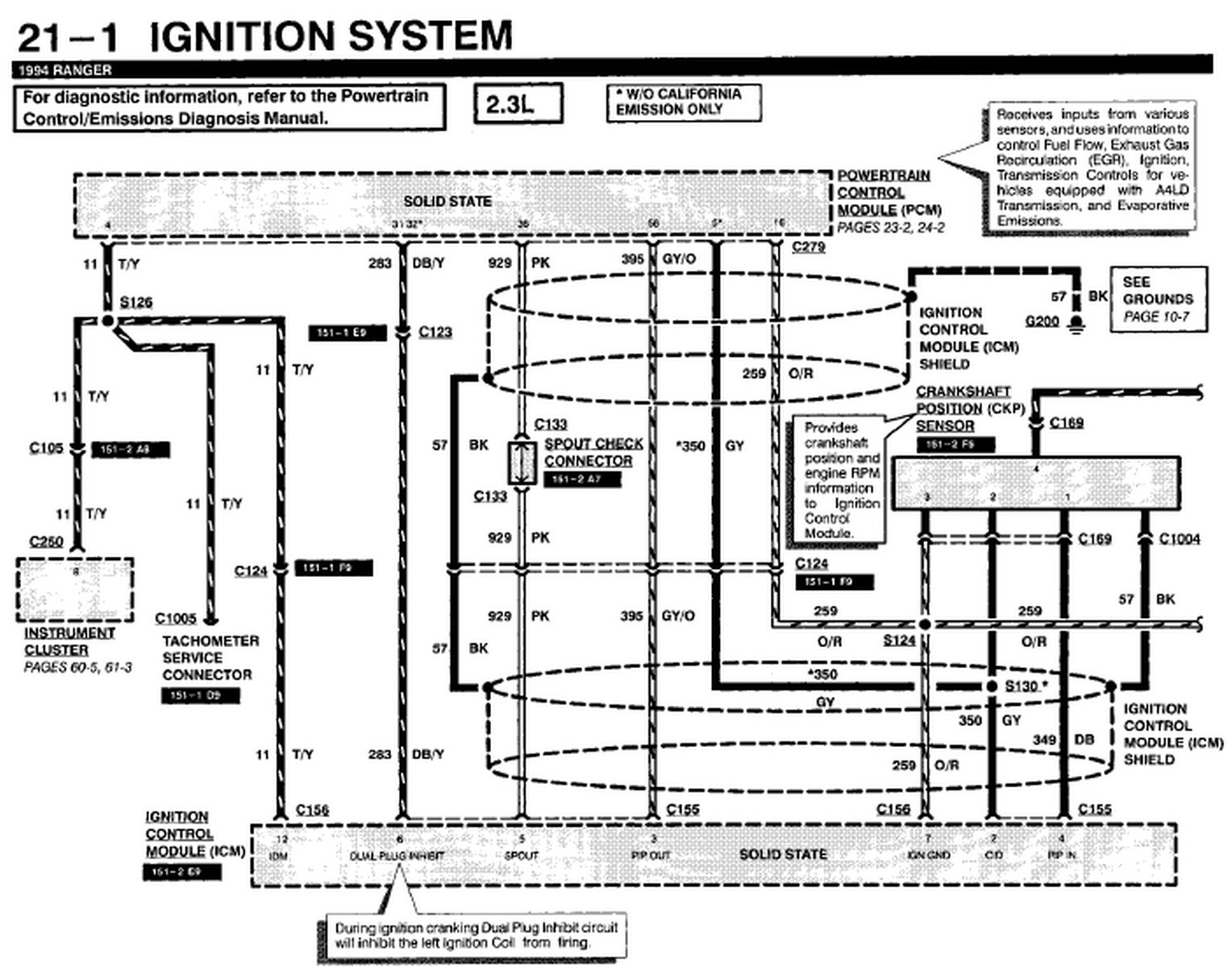 1991 Ford Ranger Engine Diagram