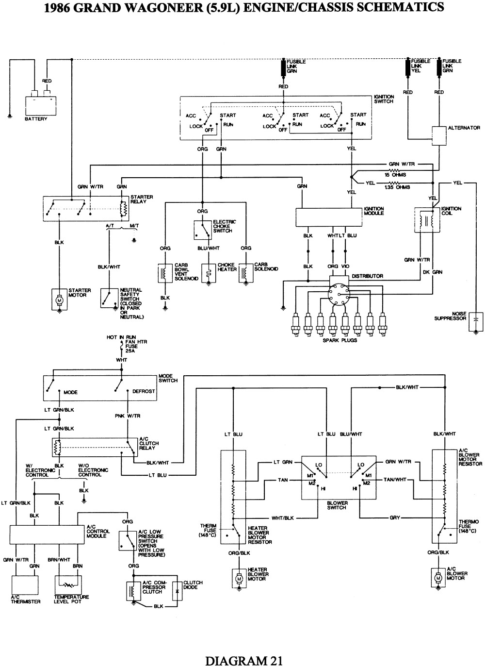 2004 Jeep Grand Cherokee Cooling Fan Wiring Diagram Unique ...