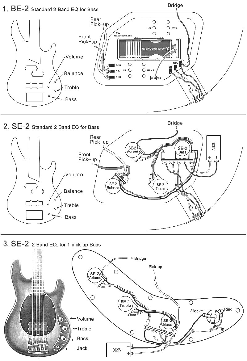 Bass Guitar Pickup Wiring Diagram from mainetreasurechest.com