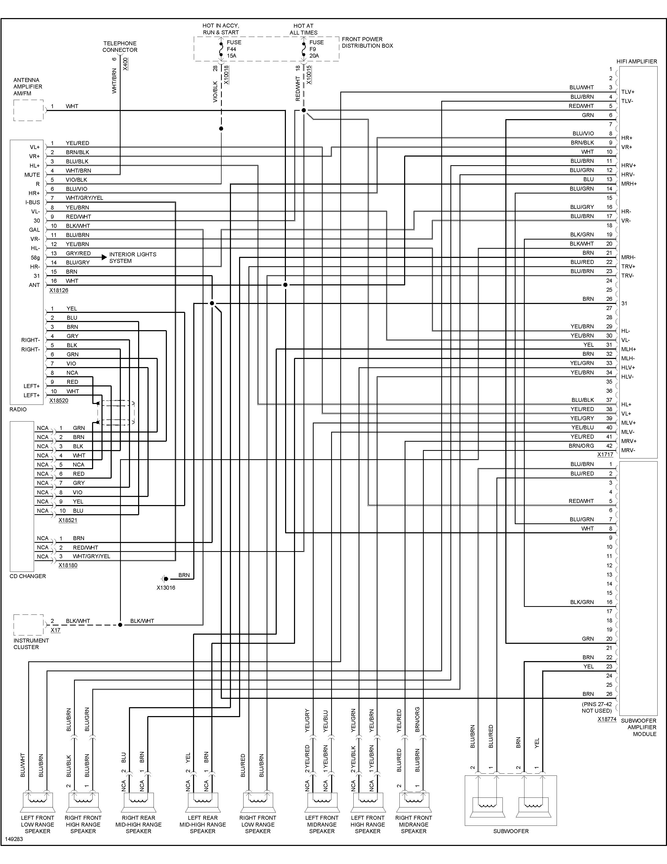 Bmw E53 Amplifier Wiring Diagram from mainetreasurechest.com