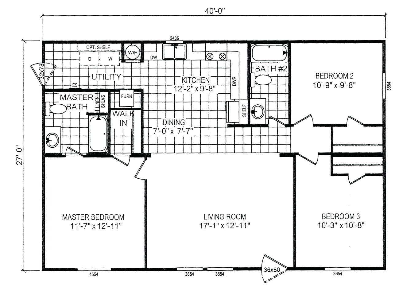 Fleetwood Mobile Home Floor Plans - Carpet Vidalondon