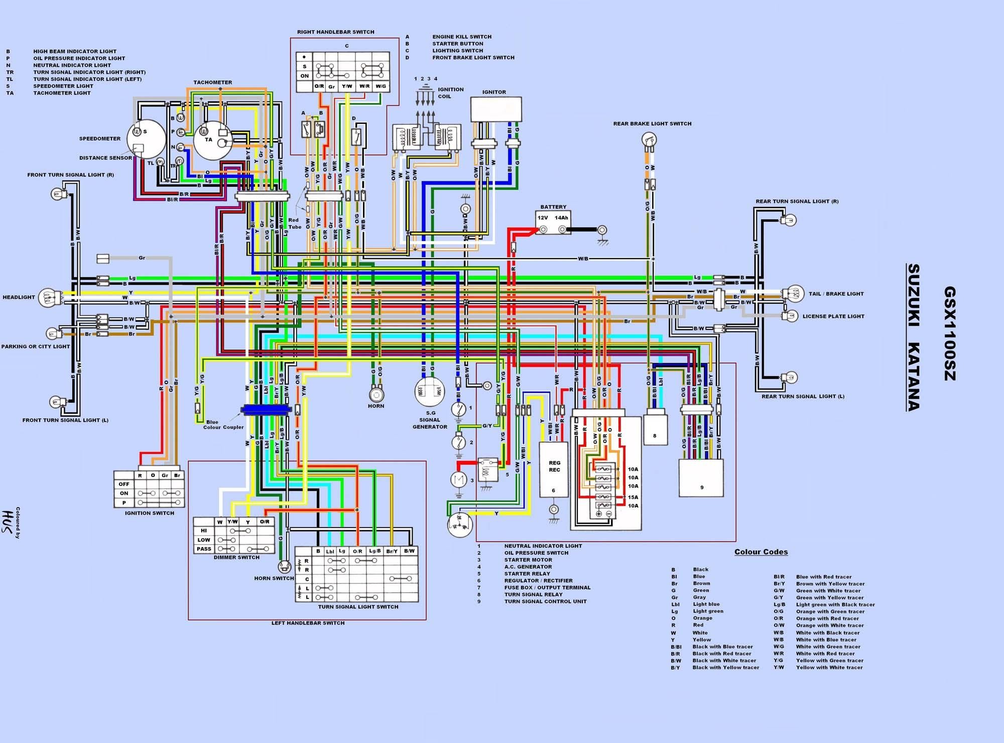 Suzuki Gs500 Electrical Schematic