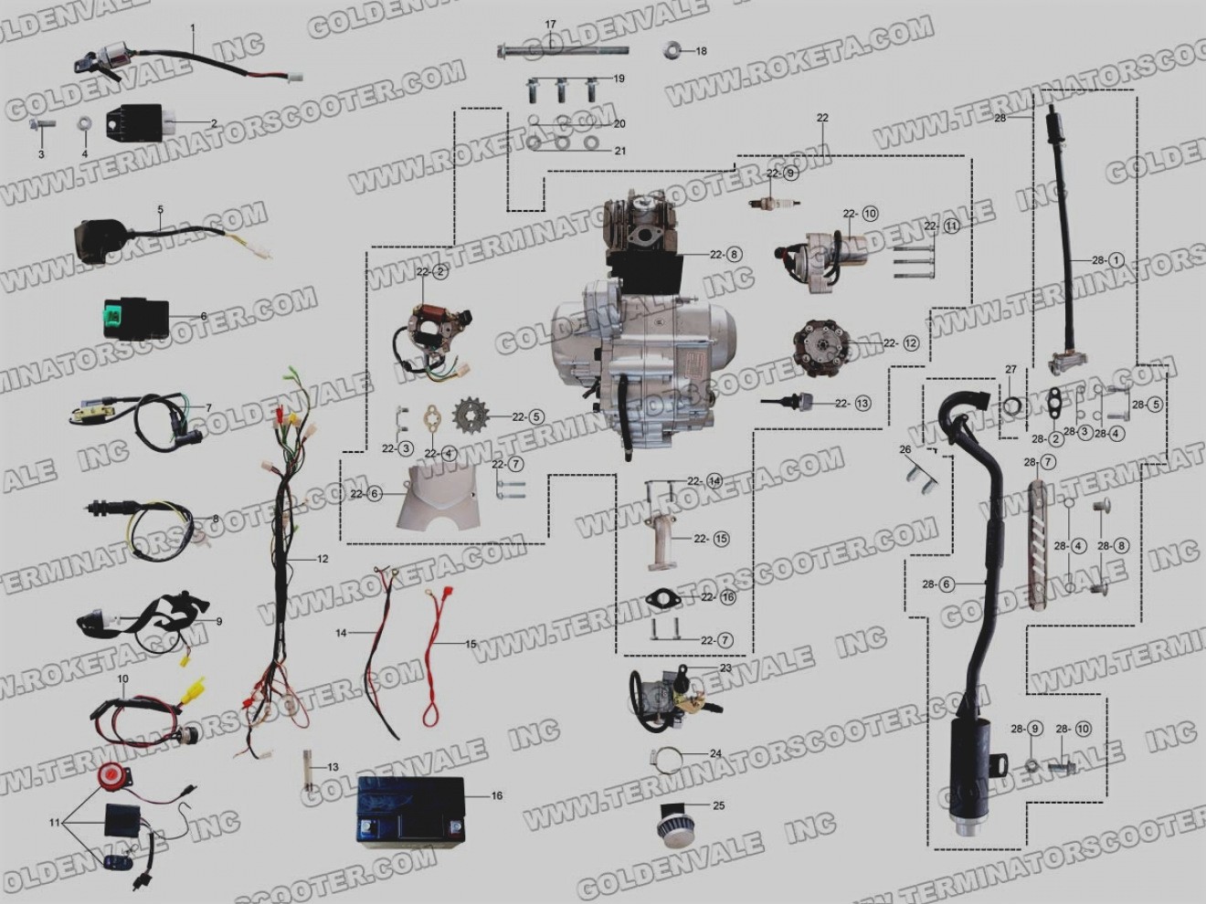 Wiring Manual PDF: 107cc Wiring Diagram