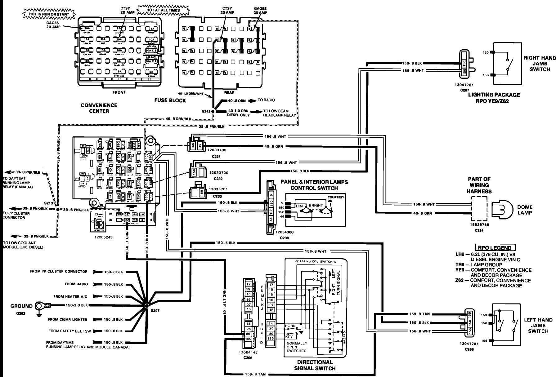 92 Chevy S10 Wiring Diagrams / Fuse Box For A 92 S10 | schematic and