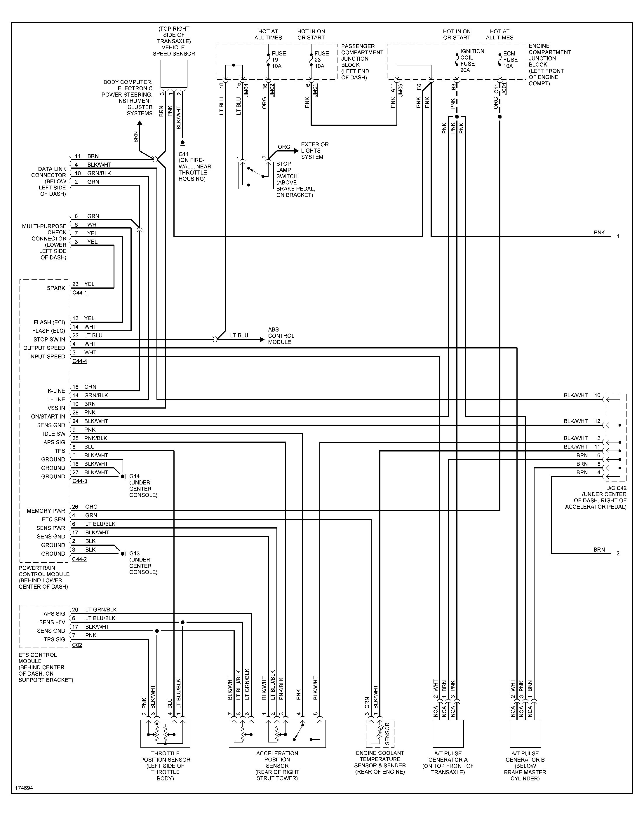 2003 Hyundai Elantra Stereo Wiring Diagram from mainetreasurechest.com