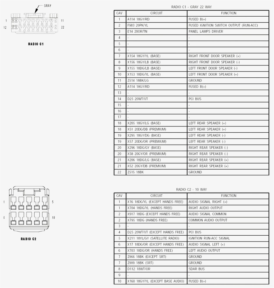 2005 Dodge Magnum Stereo Wiring Harness from mainetreasurechest.com