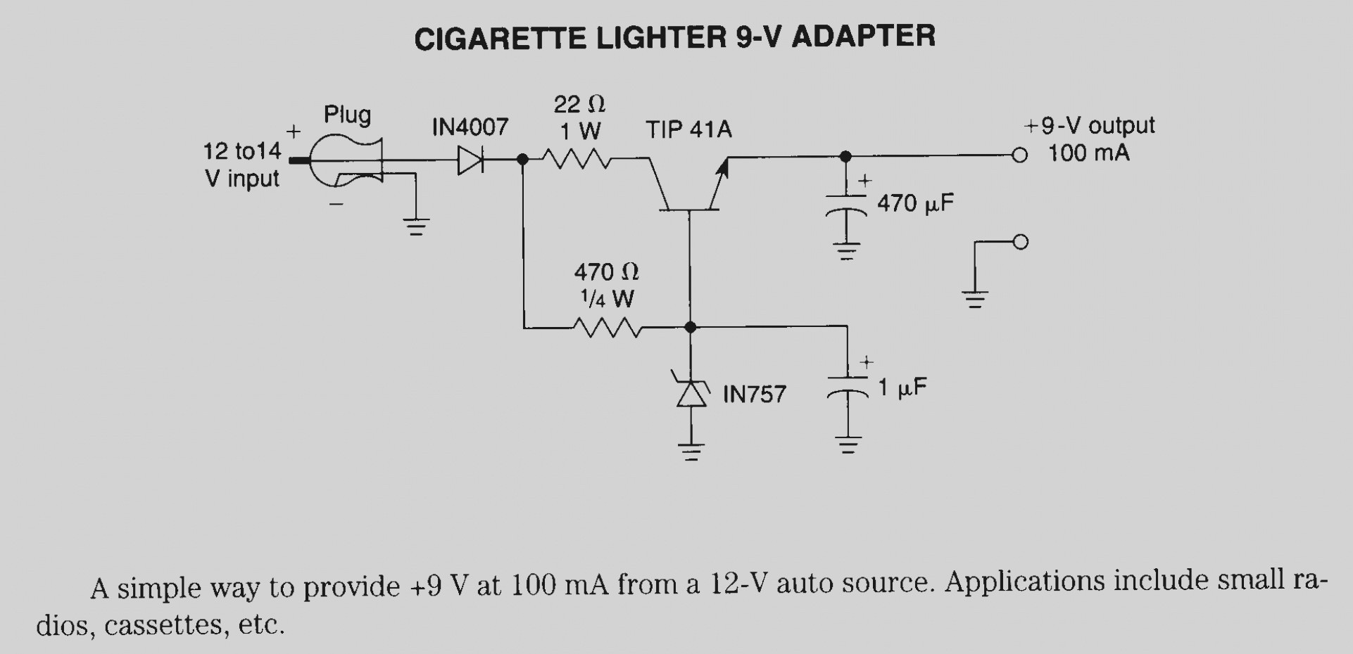 12v Cigarette Lighter Socket Wiring Diagram