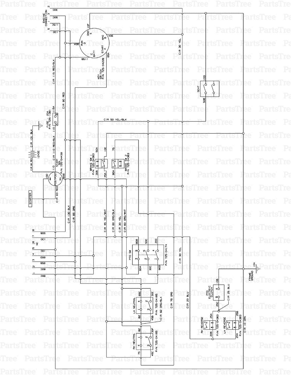 33 Cub Cadet Lt1045 Wiring Diagram