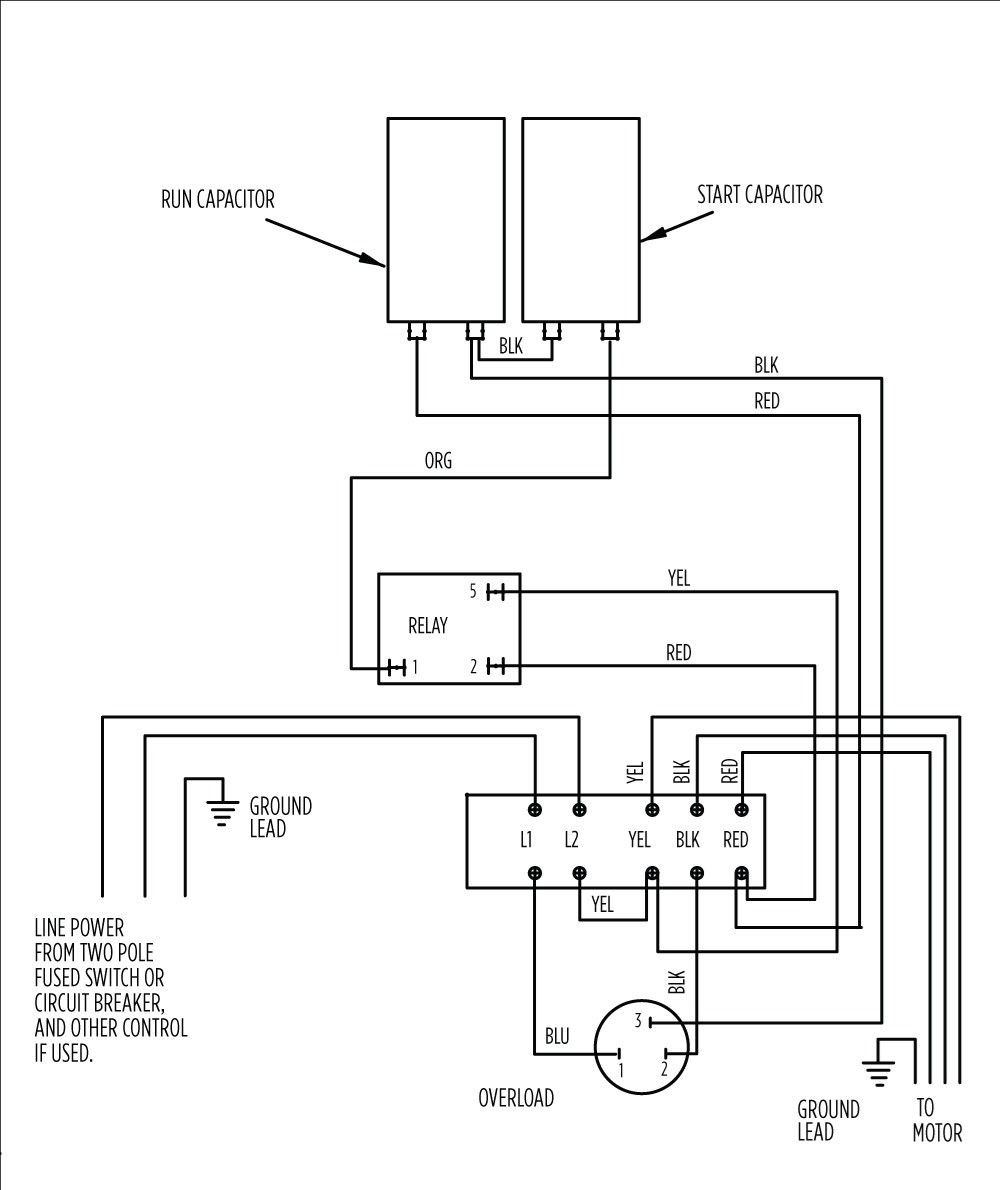 Wiring Diagram For Emerson Electric Motor from mainetreasurechest.com