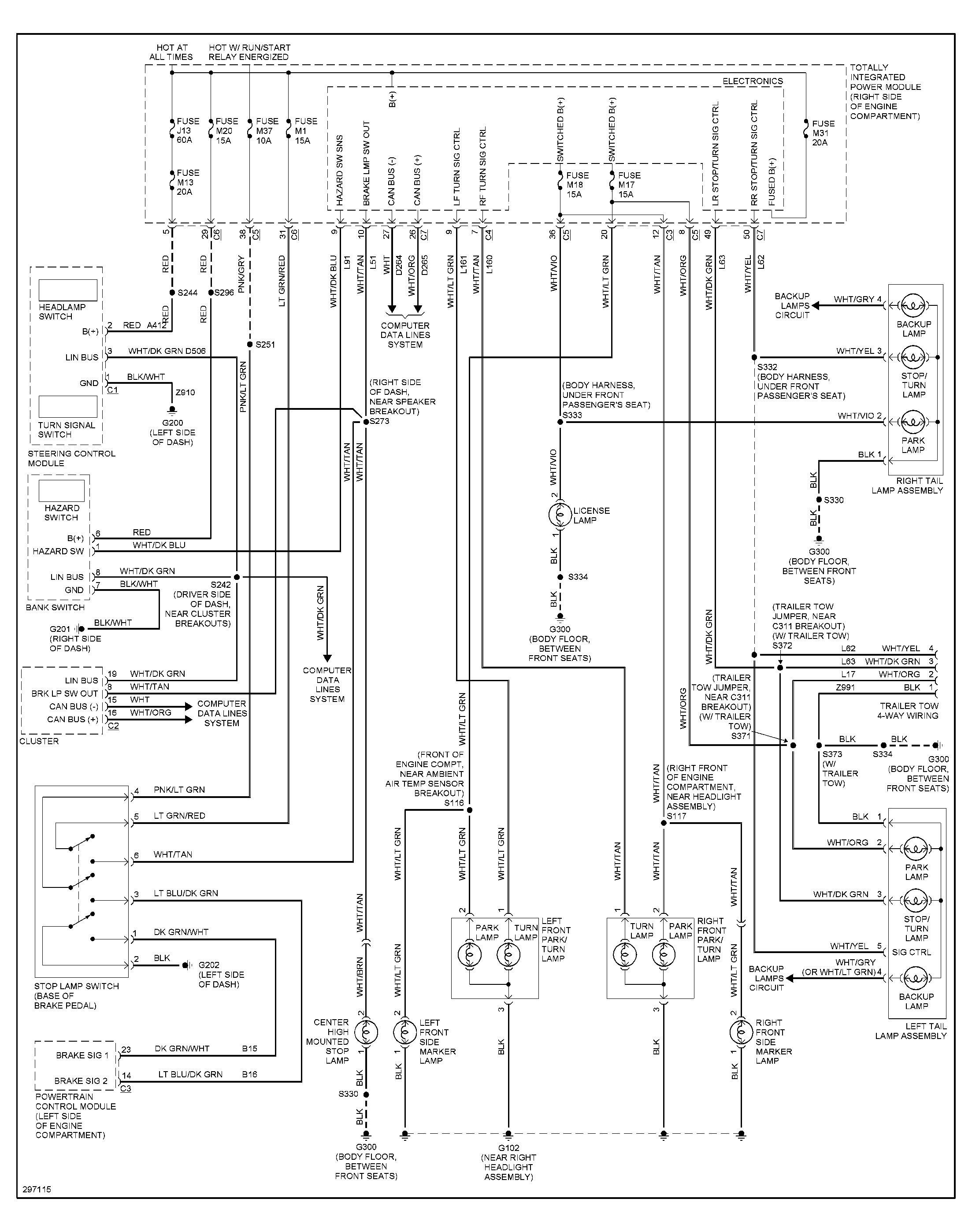 Brake Light 3 Wire Tail Light Wiring Diagram from mainetreasurechest.com