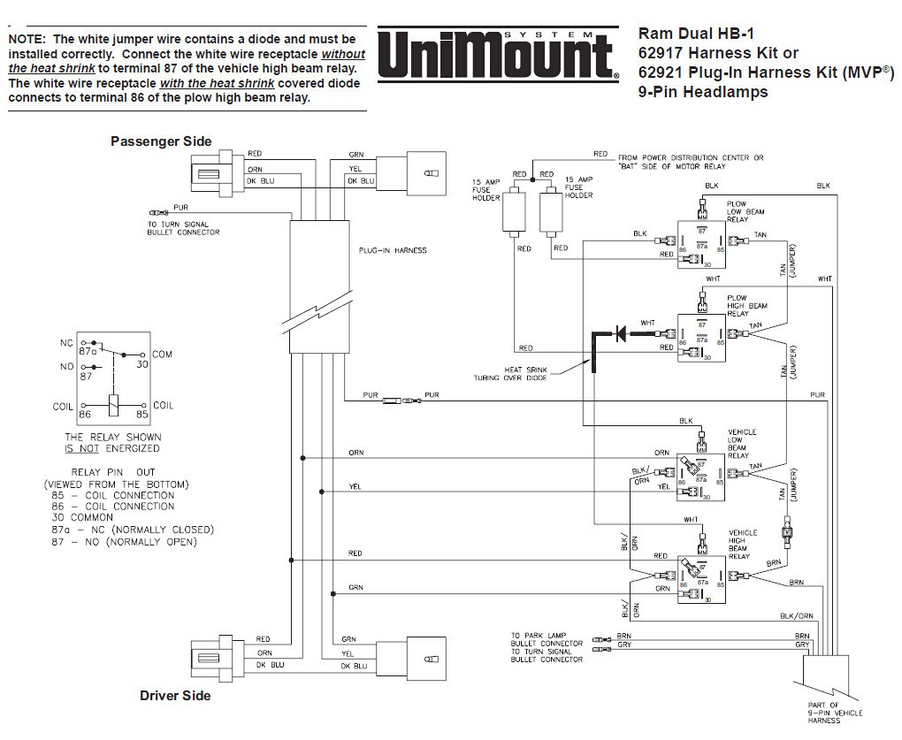 Western Unimount Wiring Harness Diagram from mainetreasurechest.com
