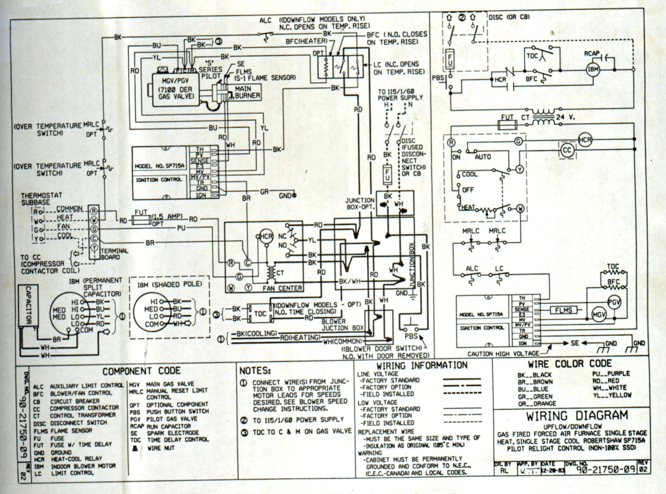 ruud air handler wiring diagram - Wiring Diagram