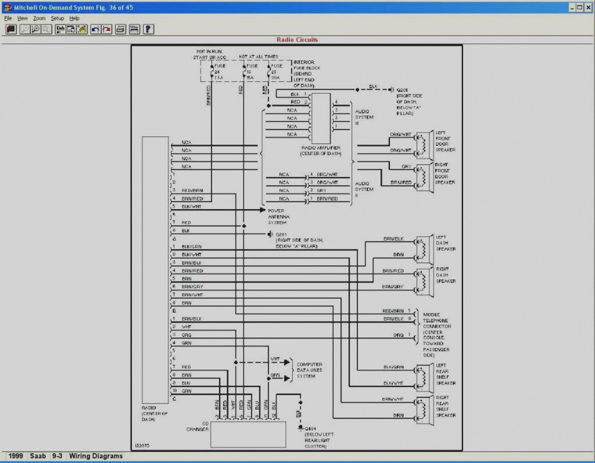 Saab 9 3 Wiring Diagrams - Wiring Diagram