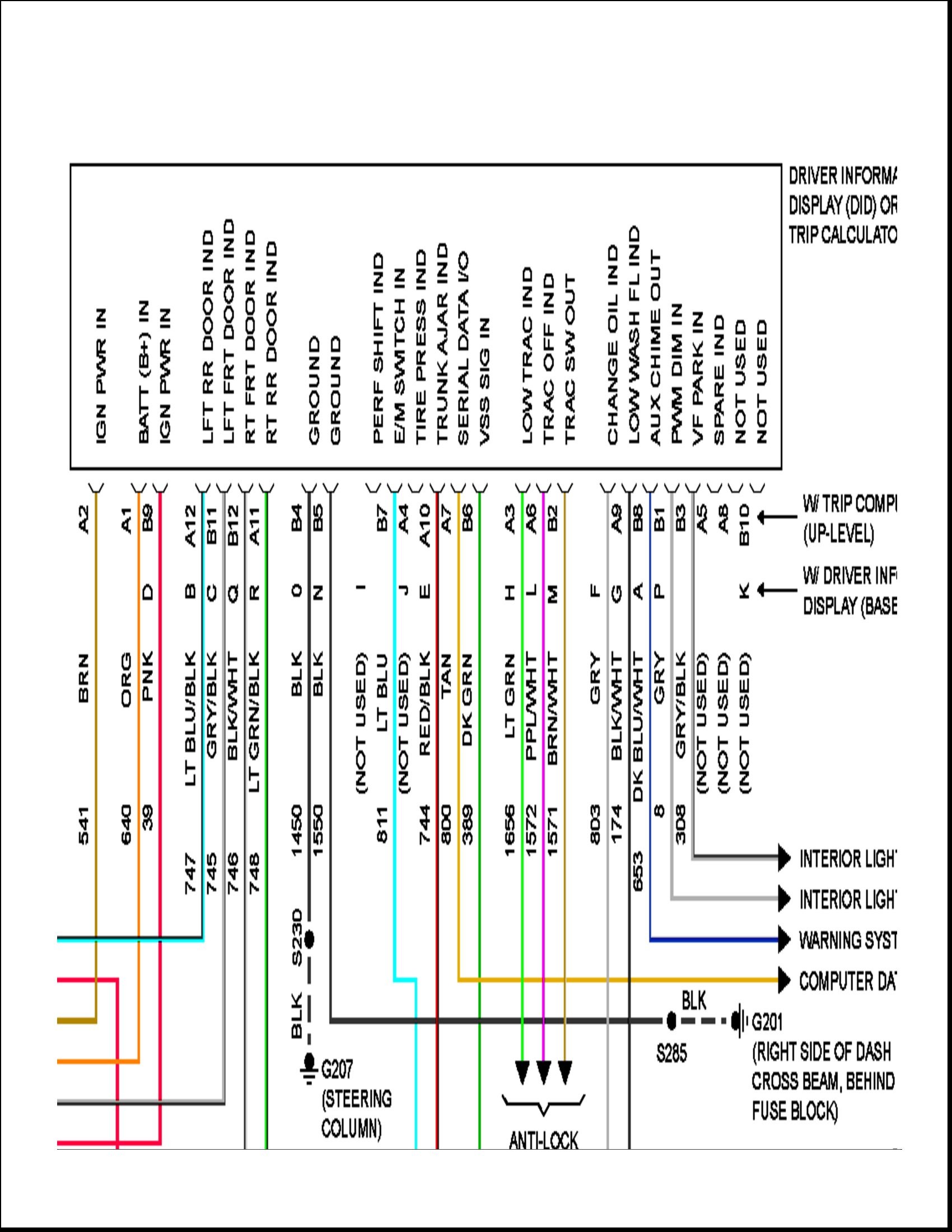 Car 2006 Pontiac G6 Gt Wiring Diagram Wiring Diagram for 2007 2001 Pontiac Montana Radio
