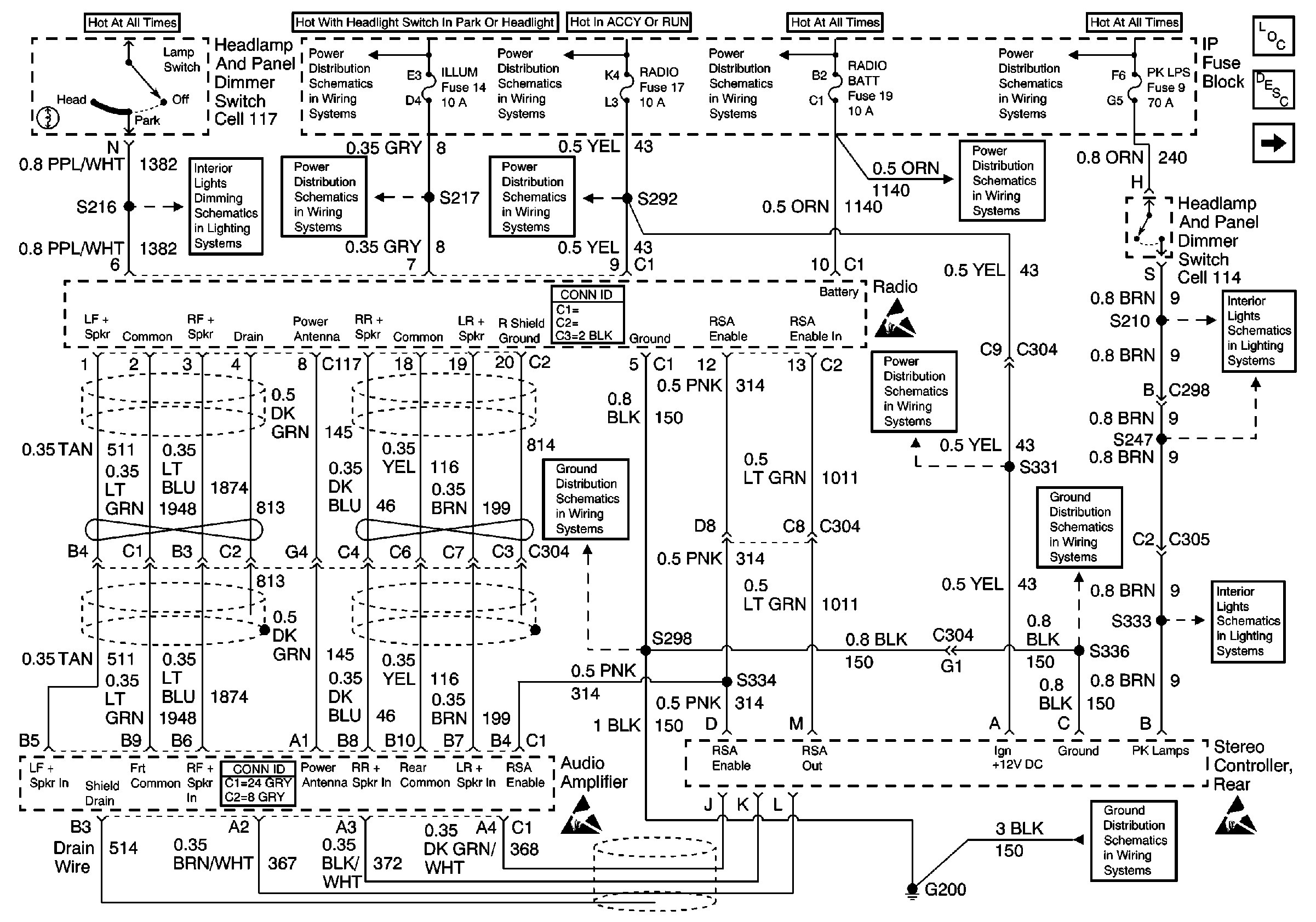 2000 Cadillac Deville Wiring Diagram