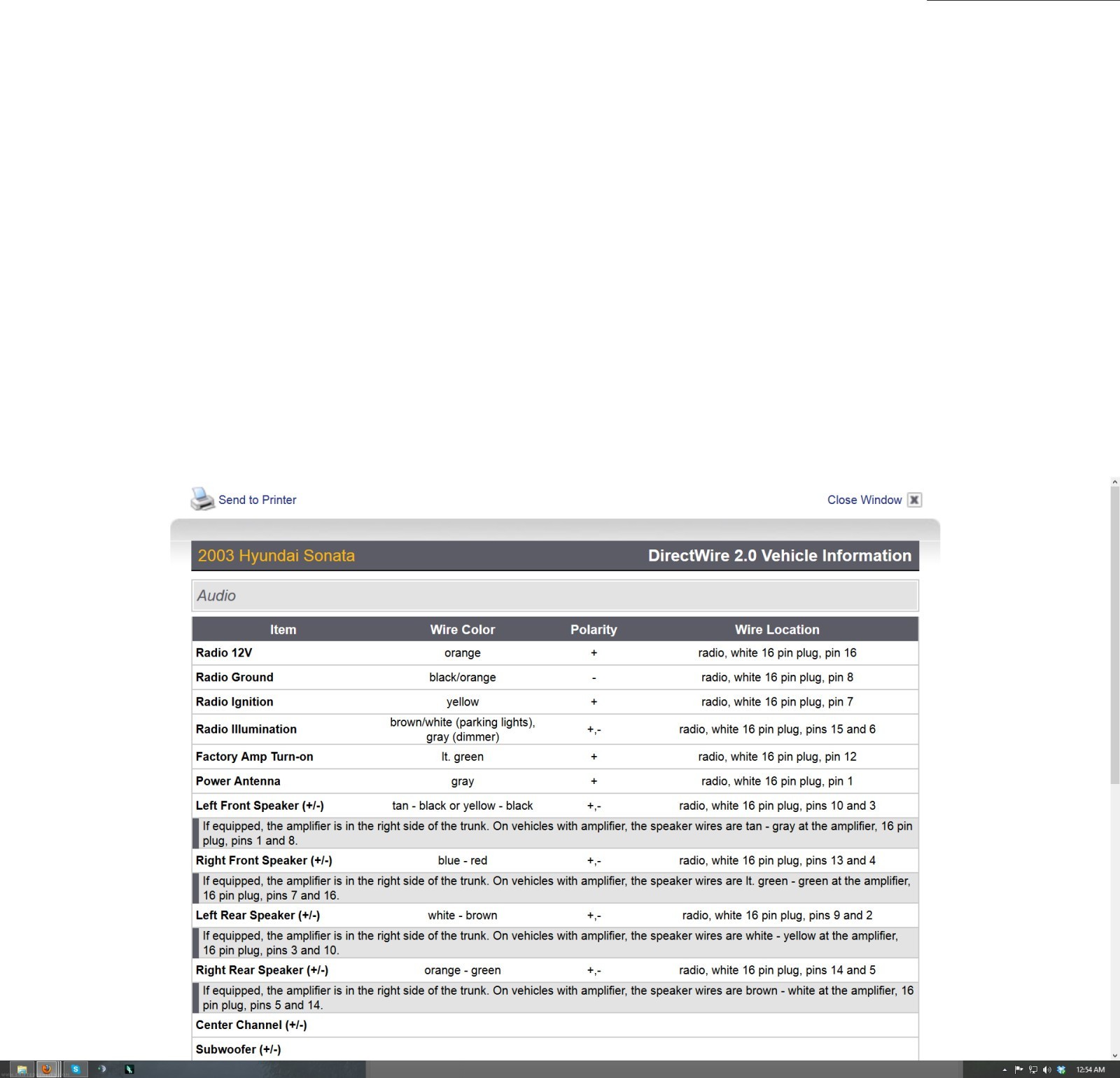 2009 Hyundai Sonata Radio Wiring Diagram from mainetreasurechest.com