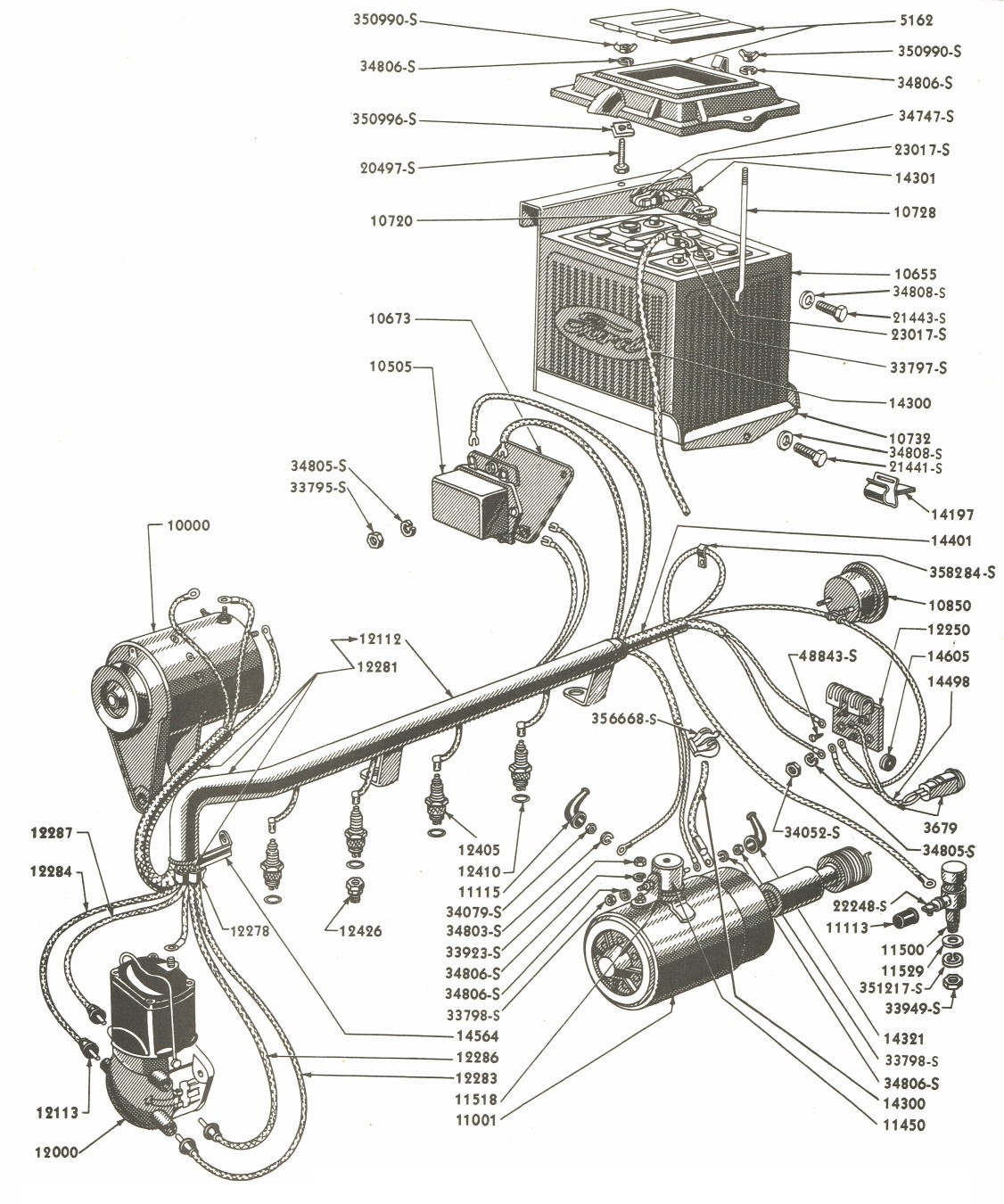 Ford 4000 Wiring Diagram from mainetreasurechest.com