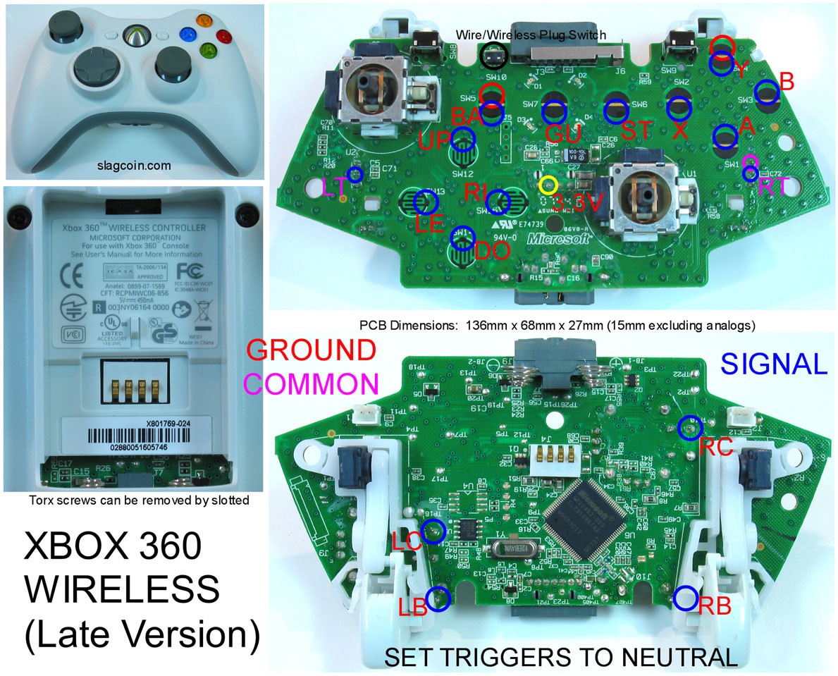 Xbox 360 Circuit Board Wiring Diagram Image