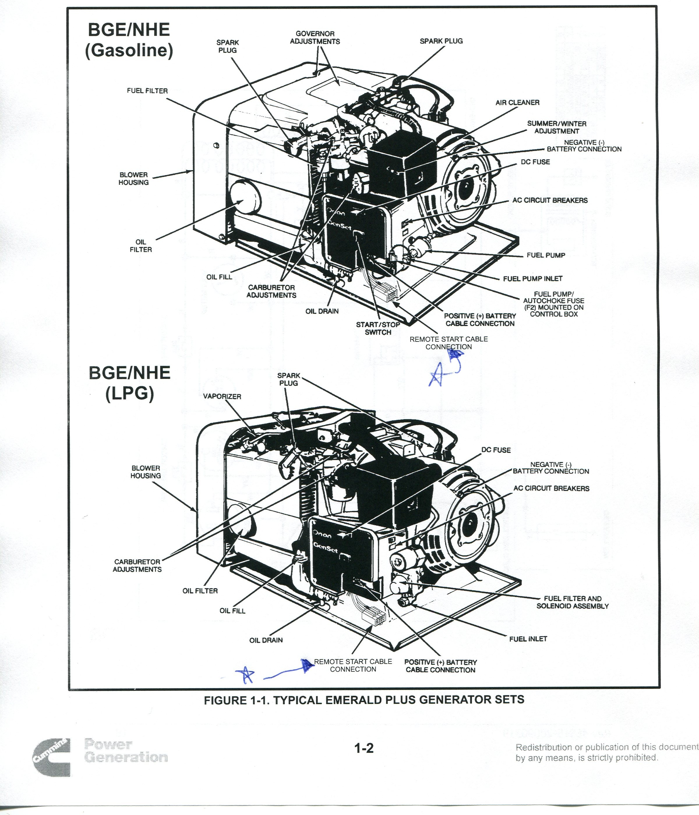 Onan 5500 Generator Parts Manual