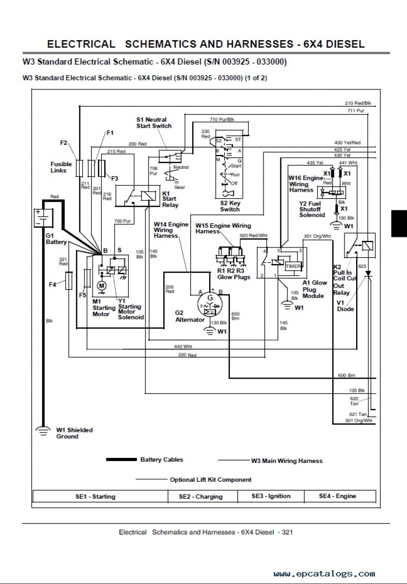 Wire Schematic For John Deere Gator Ts 4x2