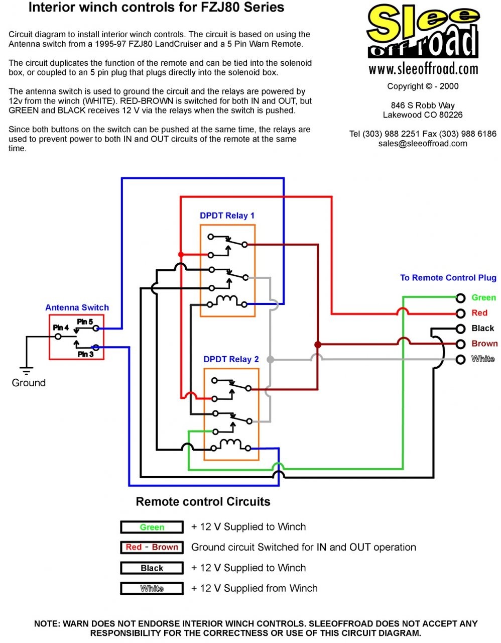 Warn Winch Switch Wiring Diagram autoctono
