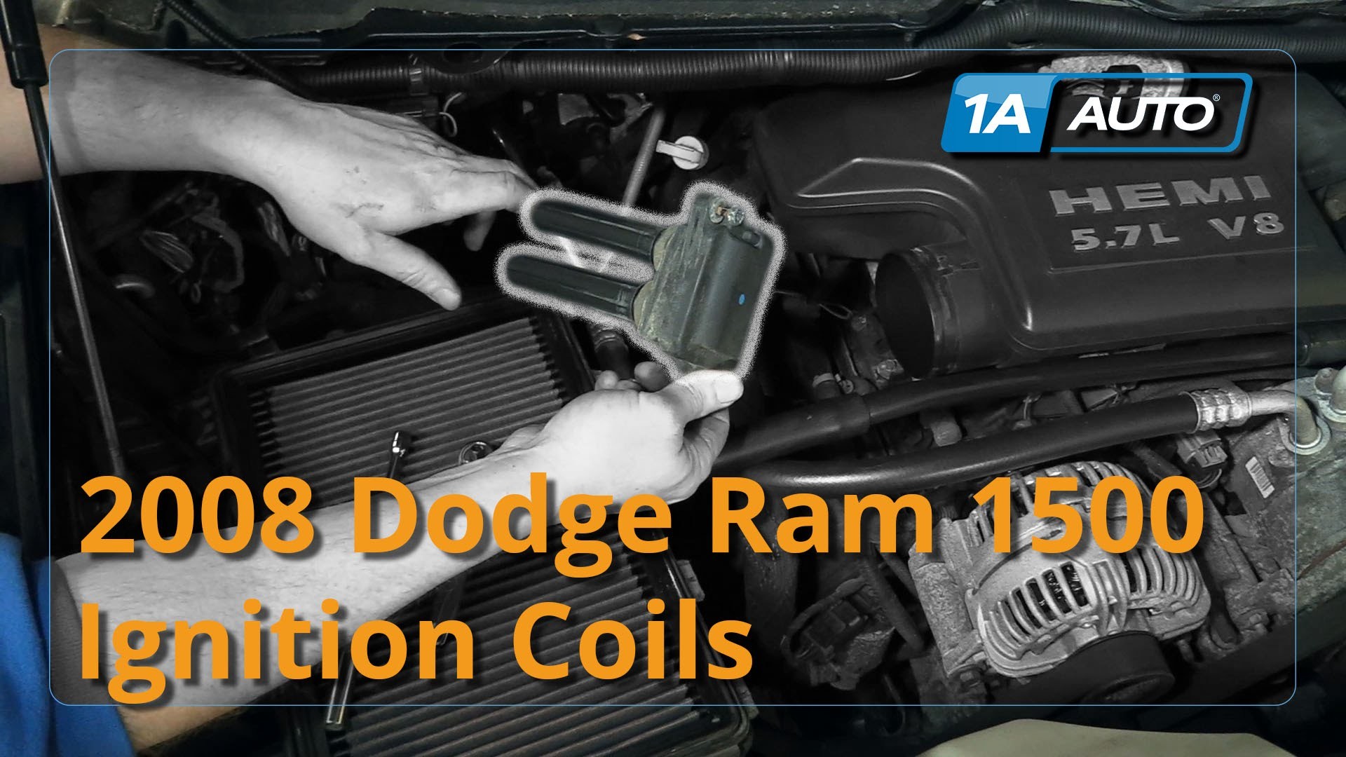 How to Install Replace Ignition Coils Dodge Ram 1500 Hemi 5 7L BUY QUALITY AUTO PARTS AT 1AAUTO