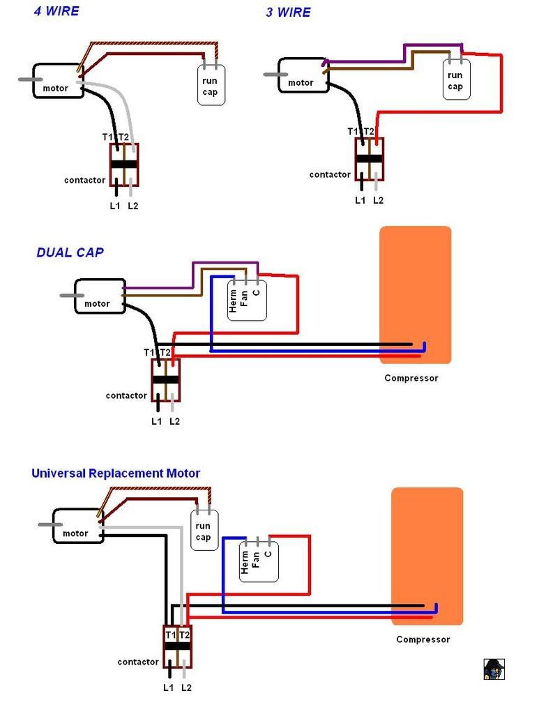 Condenser Fan Motor Wiring And Fasco Diagram For Aqua Rite