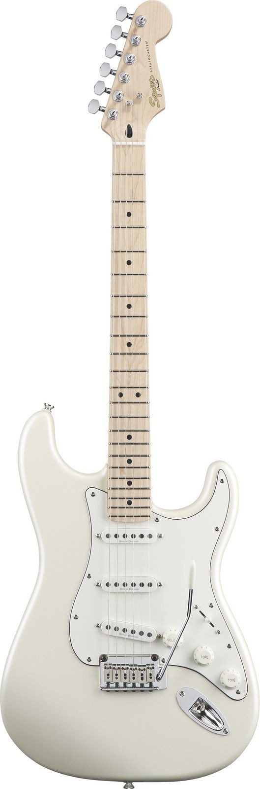 Fender American Standard Stratocaster Electric Guitar with a Maple Neck in Olympic White