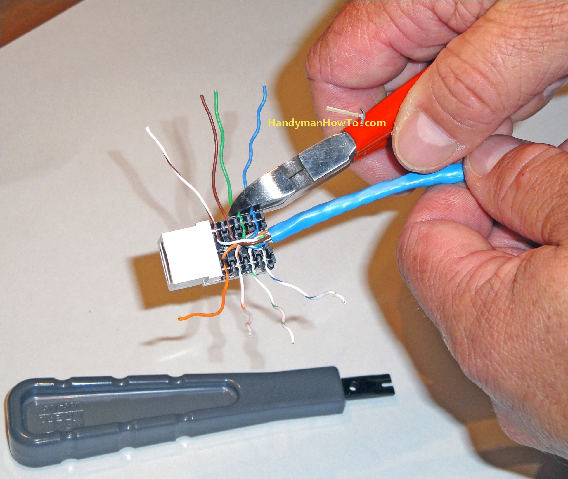 How To Install An Ethernet Jack For A Home Network Within Rj45