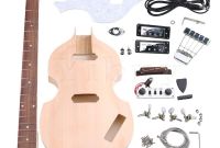 Diy Guitar Tuner New Yi Maple Diy 4 String Electric Guitar Bass Body Neck Fingerboard