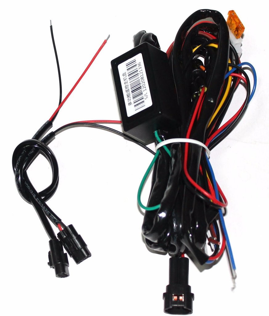 Universal Daytime Running Light DRL Harness w optional dimming and flashing wiring