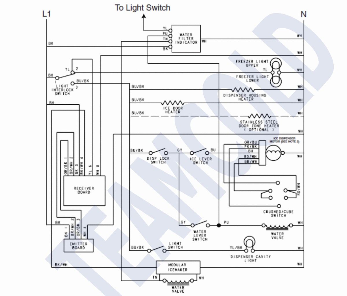 Frigidaire Ice Maker Wiring Diagram And In Kenmore
