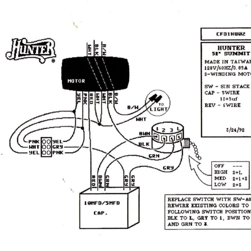 Hunter Ceiling Fan Reverse Switch Wiring Diagram