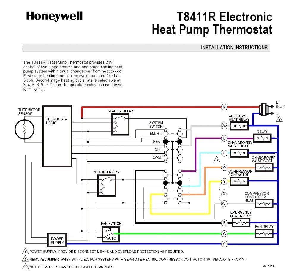 New Heat Pump Thermostat Wiring Diagram Trane With