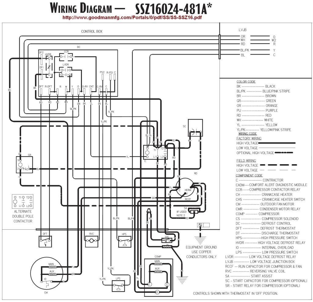 Best Goodman Heat Pump Thermostat Wiring Diagram 47 About Remodel