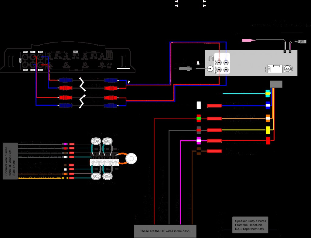 Electrical Wiring Car Speaker Wiring Diagram Stereo Diagrams Ohms