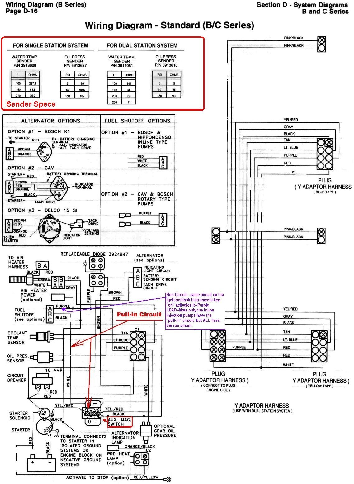 5 9 & 6CTA 8 3 Mechanical Engine Wiring Diagrams