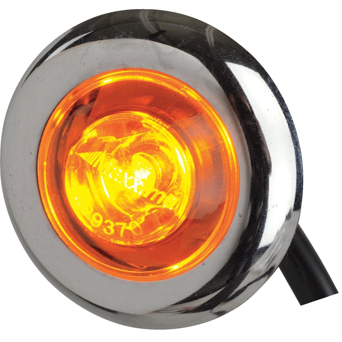MAXXIMA 1" Dia LED Micro Strobe Light Amber LED Amber Lens