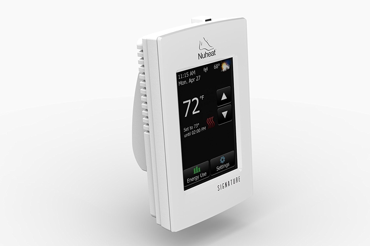 NUHEAT AC0055 SIGNATURE WiFi Touchscreen Programmable Dual Voltage Thermostat Amazon