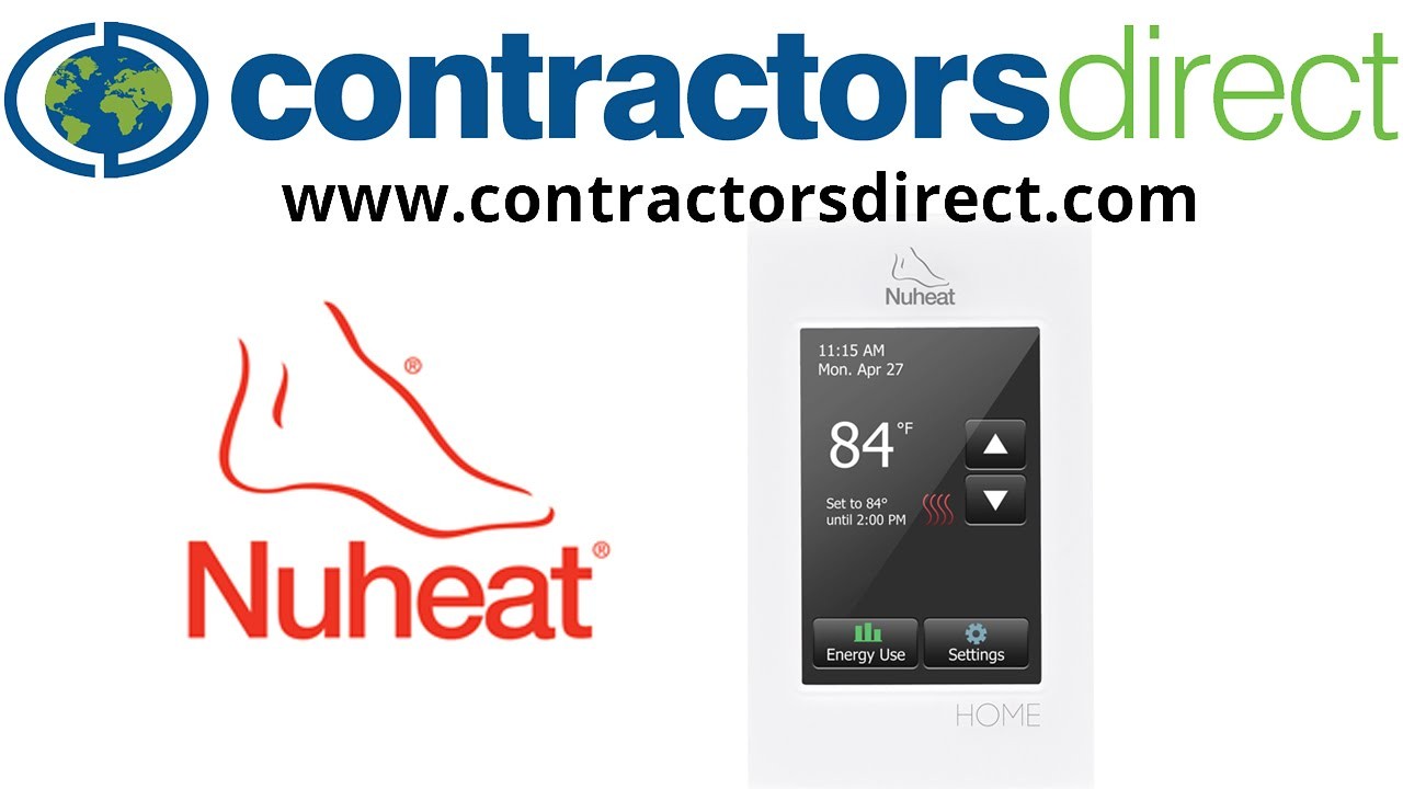 Nuheat Signature Floor Heating WIFI Programmable Thermostat 120 240 Voltage