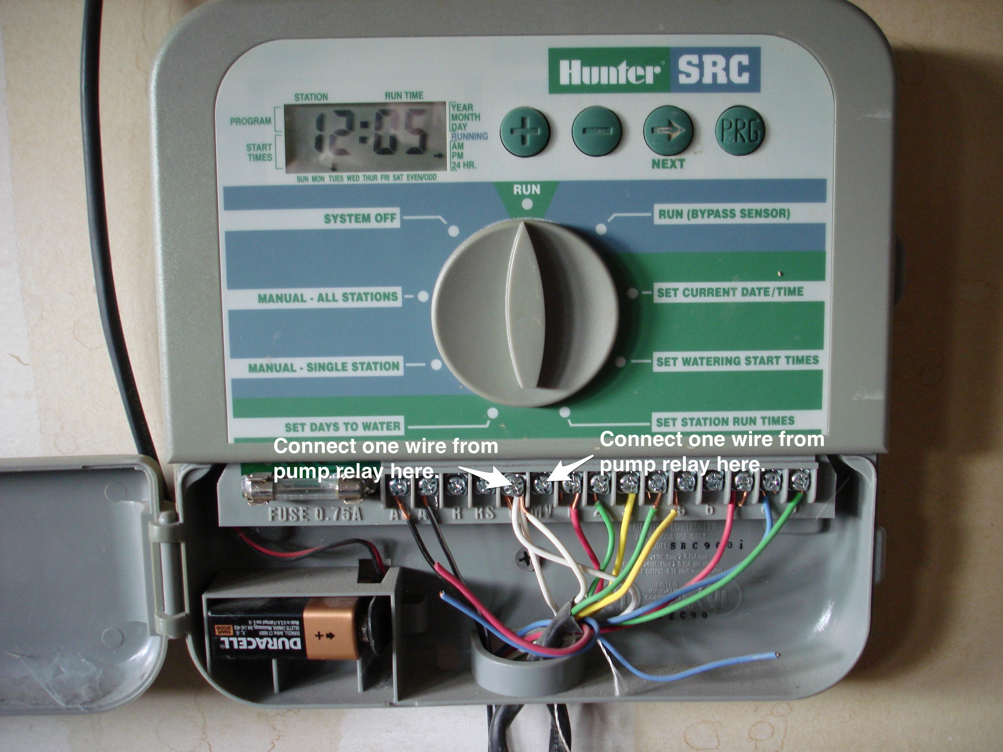 Hunter Pump Start Relay Wiring Diagram - 16