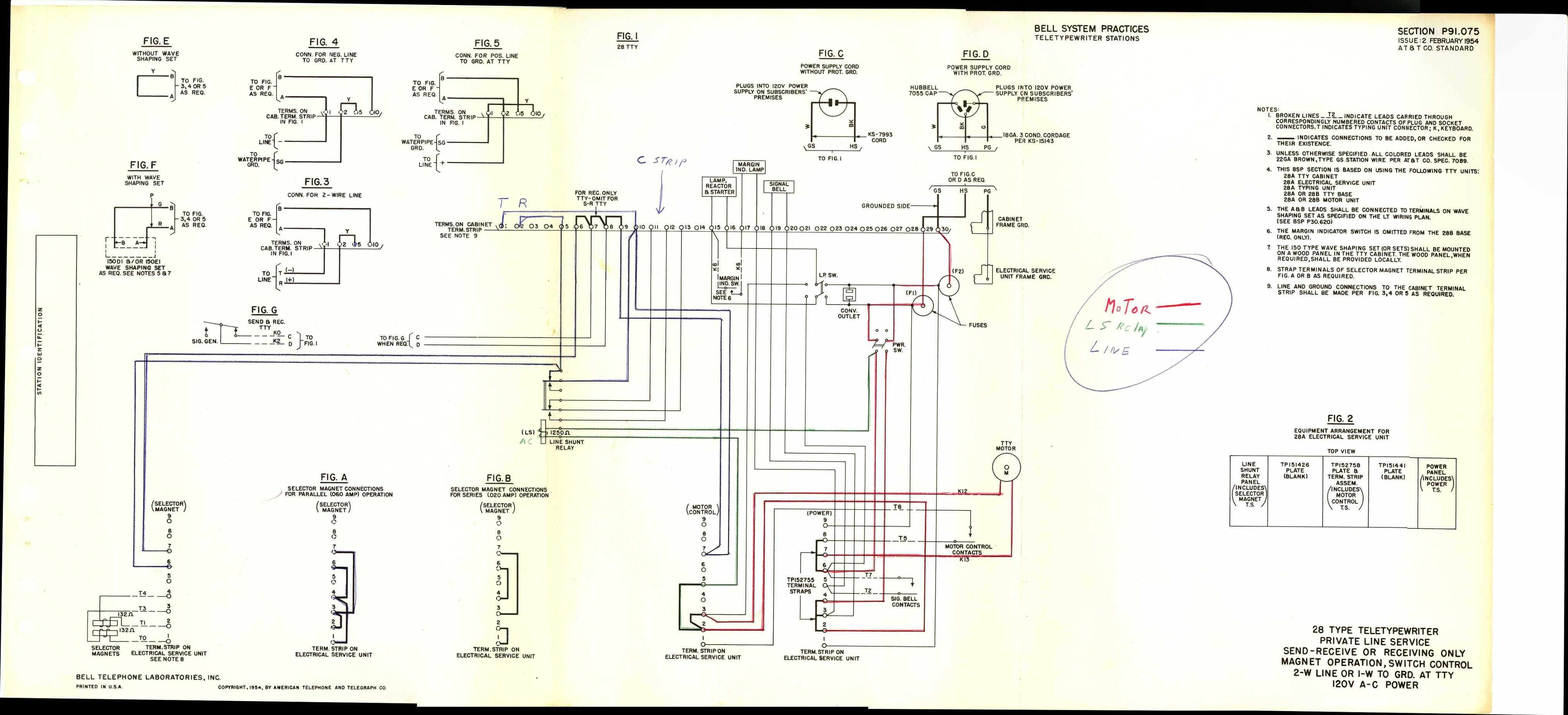 Teletype Wiring Diagrams And Schematics 35d Wiring Diagram 5 35d Wiring Diagram
