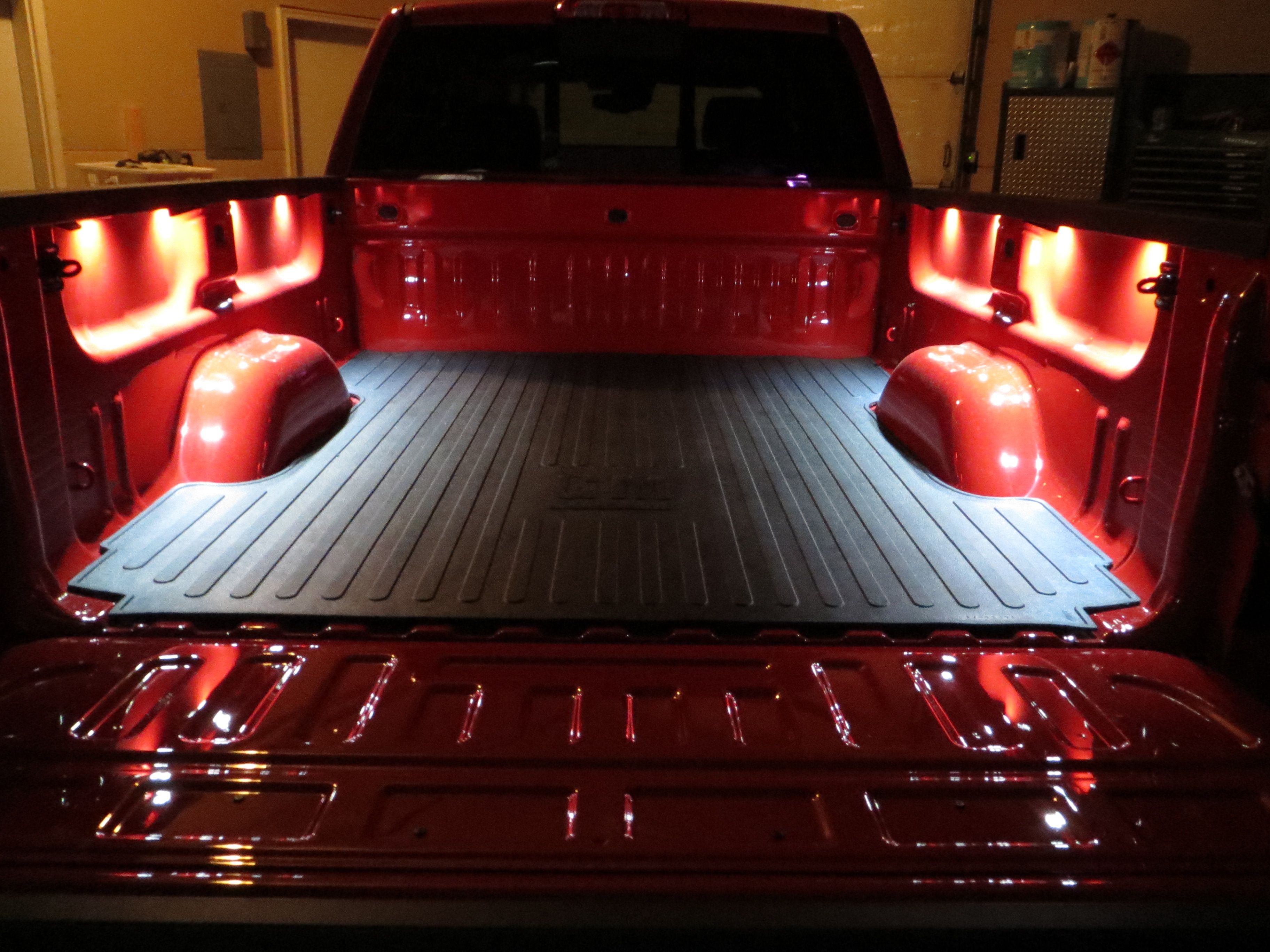 LED Truck Bed Lights use with or without a tonneau or topper to see your