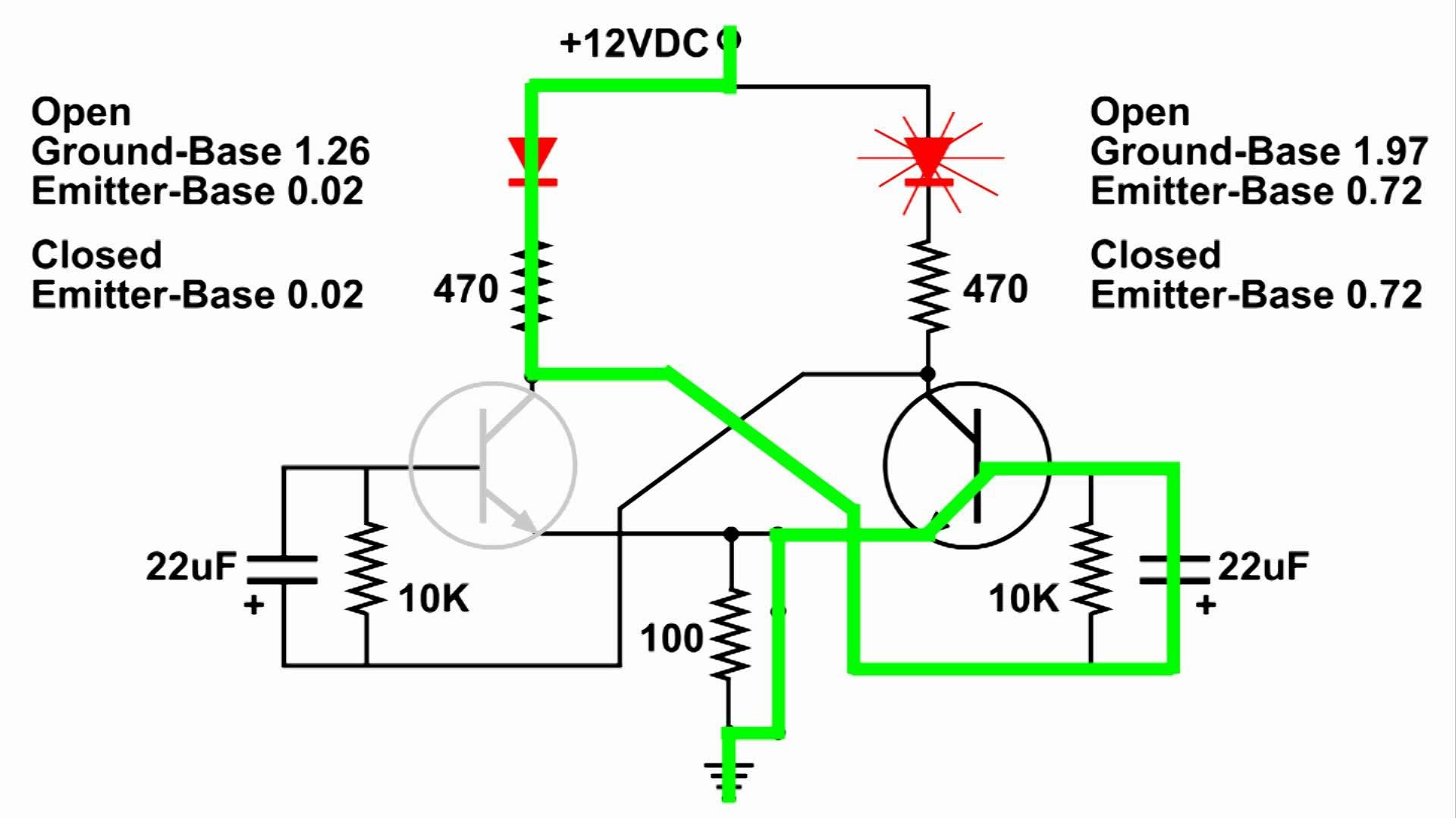Flip Flop Circuit Build And Demo Youtube electric diagram online electrical diagrams explained