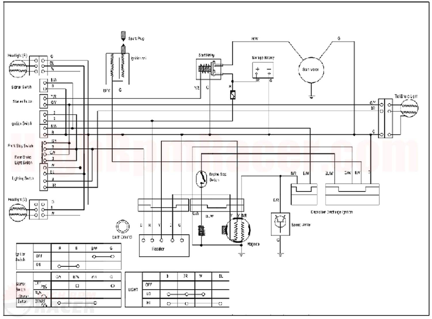 Tao 110Cc Atv Wiring Diagram With