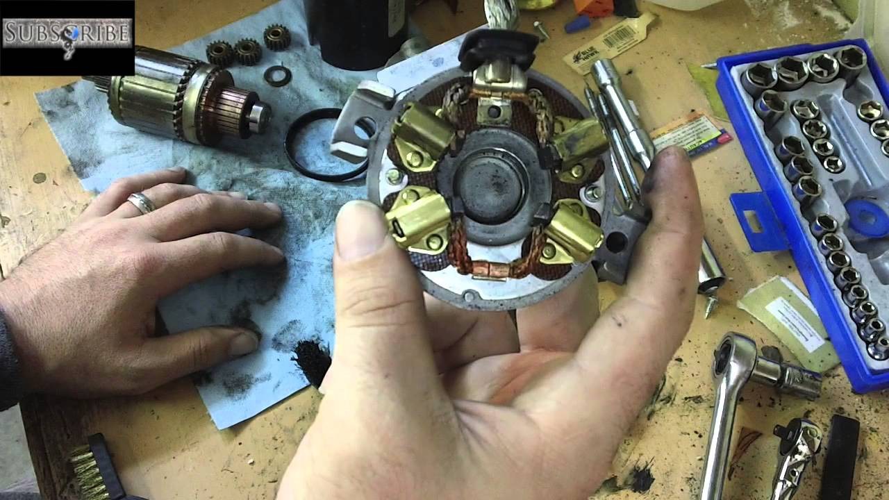 how to fix clean your starter save money rebuild it your self
